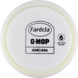 Farecla G Mop Head 6” 150mm White Compound Pad Hook & Loop GMC606 Wet Use Foam
