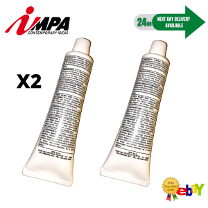 IMPA White Hardener Paste 2x 40 gr. For Car Body, Wood, Plastic, Resin Fillers
