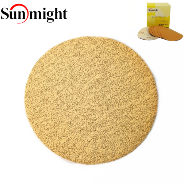 Sunmight Gold DA Sanding Discs 75mm No Holes Mini Discs Small Disc - Image 5