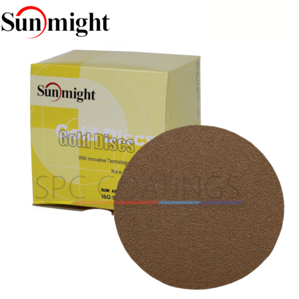 Sunmight Gold DA Sanding Discs 75mm No Holes Mini Discs Small Disc - Image 3