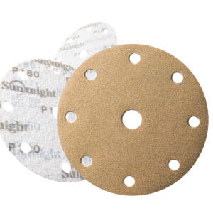 Sunmight Gold DA Sanding Discs 9 Holes 125mm 5"