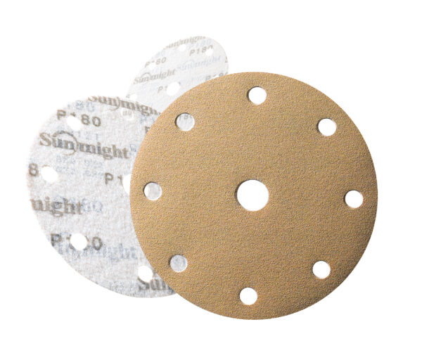 Sunmight Gold DA Sanding Discs 9 Holes 125mm 5"