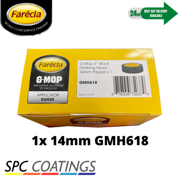 Polishing Head Black GMOP Farecla GMH618 Standard Finishing MOP FOAM / 150mm - Image 3