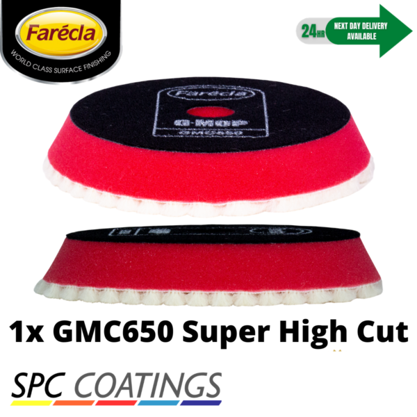 SUPER HIGH CUT COMPOUNDING PAD 150MM - GMC650 RED G360 - Image 4