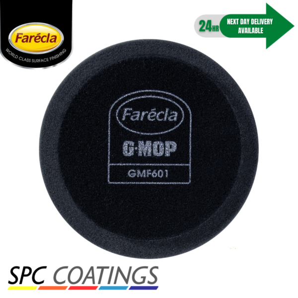 G-MOP 6" BLACK HOOK & LOOP FINISHING FOAM PAD Polishing Pad (2 PACK) - GMF601 - Image 3
