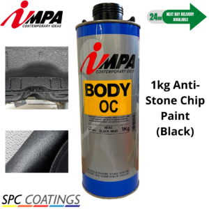 Stone Chip Protection, Sound Deadener & Protective Undercoating - BLACK - Impa 1L