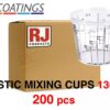 Paint Mixing Cups 600cc / 1300cc / 2240cc / RJ PRODUCTS Strong, Solvent resistant BOX - Image 5