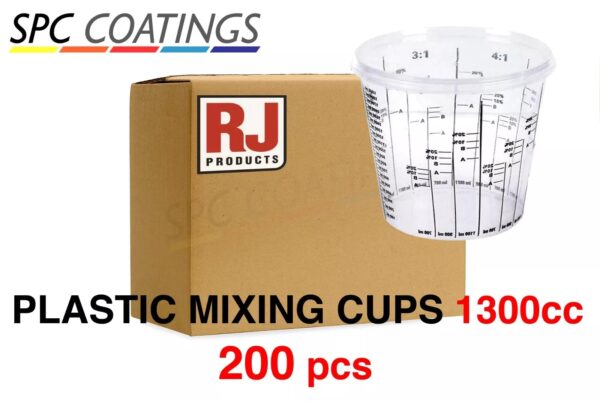 Paint Mixing Cups 600cc / 1300cc / 2240cc / RJ PRODUCTS Strong, Solvent resistant BOX - Image 5