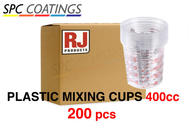 Paint Mixing Cups 600cc / 1300cc / 2240cc / RJ PRODUCTS Strong, Solvent resistant BOX - Image 2