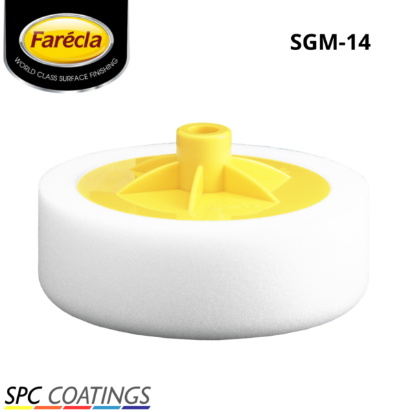 White Compounding MOP HEAD GMOP SGM-14 Standard Compounding Head 6" / 150mm 14mm Thread - Image 3