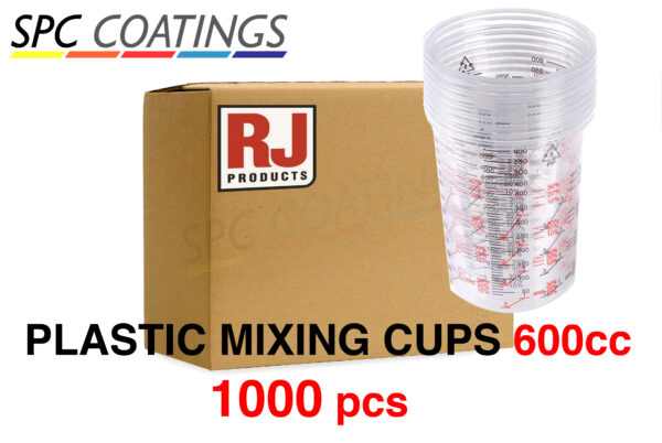 Paint Mixing Cups 600cc / 1300cc / 2240cc / RJ PRODUCTS Strong, Solvent resistant BOX - Image 3