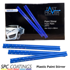 Paint Stirrer / Mixing Stick Plastic Fluted 200x Good Quality Reusable & Durable