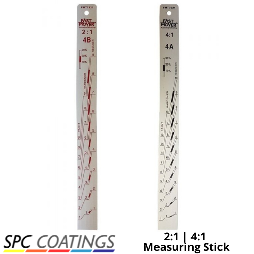 Fast Mover Tools, Paint Measuring Stick, Ratio 2:1 & 4:1, 1pc