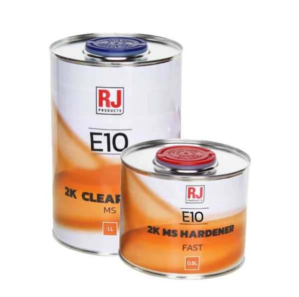 2K Clear Coat KIT Automotive Refinish Quality LACQUER E10 MS EASY 2K + FAST HARDENER RJ PRODUCTS - Image 4