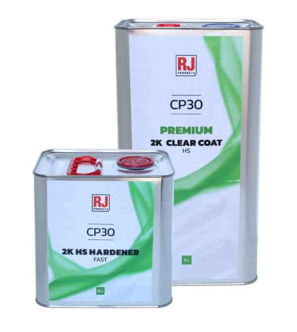 2K Clear Coat KIT Automotive Refinish Quality LACQUER CP30 PREMIUM 2K + FAST HARDENER RJ PRODUCTS - Image 2