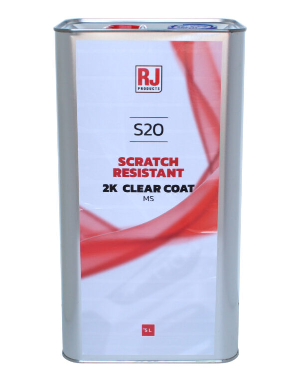 2K Clear Coat KIT Automotive Refinish Quality LACQUER S20 SCRATCH RESISTANT 2K + FAST HARDENER RJ PRODUCTS - Image 4