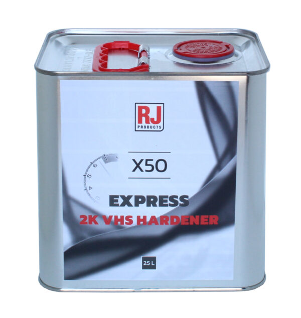 2K Clear Coat KIT Automotive Refinish Quality LACQUER X50 EXPRESS 2K VHS + FAST HARDENER RJ PRODUCTS - Image 3