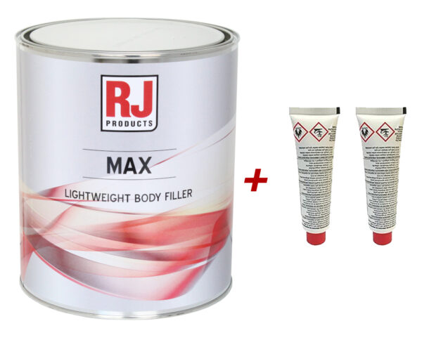 Body Filler Lightweight MAX RJ PRODUCTS 3L + Hardener 40 gr KIT Easy Filler - Image 3