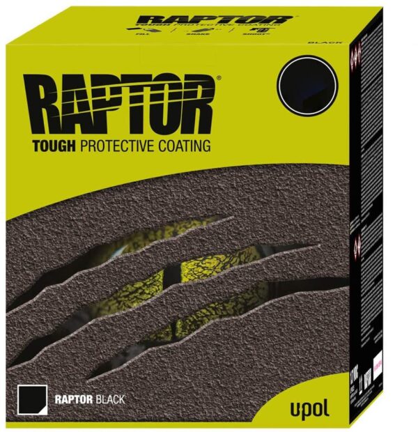RAPTOR BLACK UPOL 4L KIT Bed Liner TOUGH COATING U-POL NEW