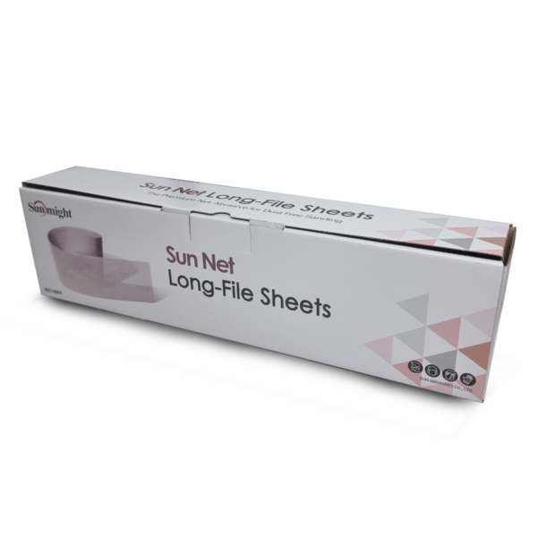SUNMIGHT NET SANDING STRIPS 70 x 420 mm (BOX 50 PCS SHEETS) LONG FILE ABRASIVE PAPERS HOOK LOOP GRIP - Image 3