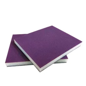 SANDING PADS Double Sided Flexible Sponge Abrasive FINE GRITS 98 x 120 x 13  mm RJ Products